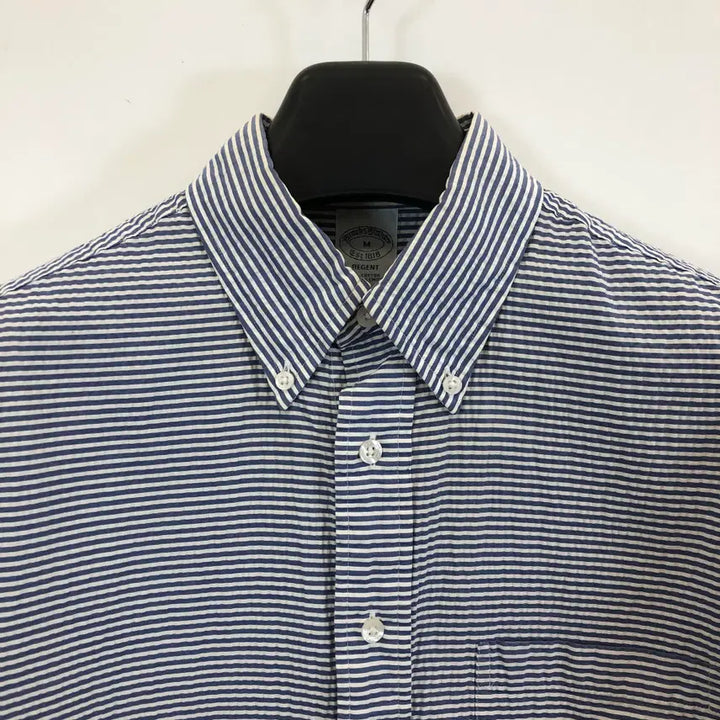 [BUNJANG] Brooks Brothers Seersucker Regent Shirt M Stripe / 브룩스브라더스 시어서커 리젠트셔츠 M 스트라이프