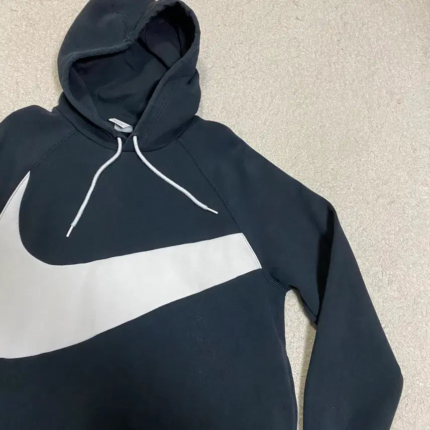 [BUNJANG] Nike Big Swoosh Hoodie Black L / 나이키 빅스우시 후드티 블랙 L 100