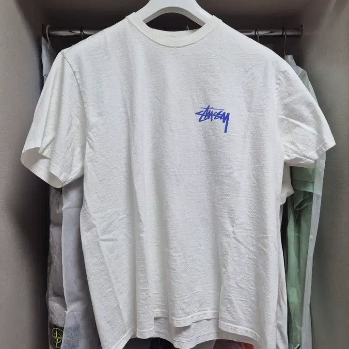 [BUNJANG] Stussy Shell Short Sleeve T-Shirt (L) / 정품 스투시 쉘 반팔티 100-L