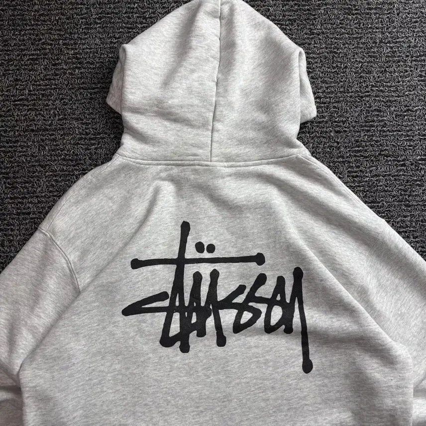 [BUNJANG] Stussy Signature Basic Stock Big Logo Hoodie / 스투시 시그니처 베이직 스탁 빅로고 후드티 4303