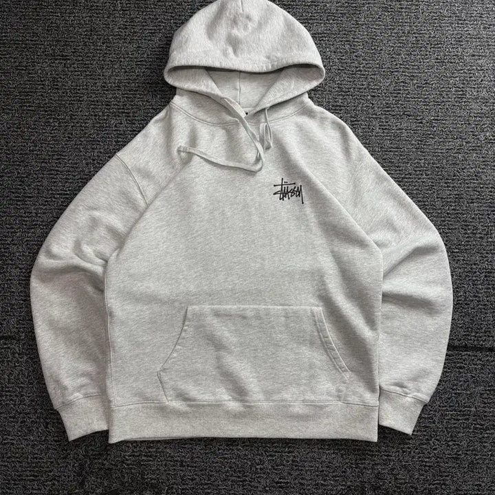 [BUNJANG] Stussy Signature Basic Stock Big Logo Hoodie / 스투시 시그니처 베이직 스탁 빅로고 후드티 4303