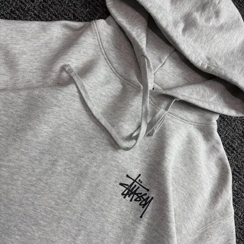 [BUNJANG] Stussy Signature Basic Stock Big Logo Hoodie / 스투시 시그니처 베이직 스탁 빅로고 후드티 4303