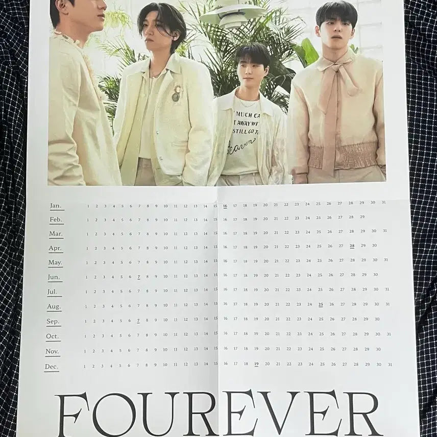 [BUNJANG] DAY6 Forever Pre-order Benefit Calendar / 데이식스 포에버 특전 연력