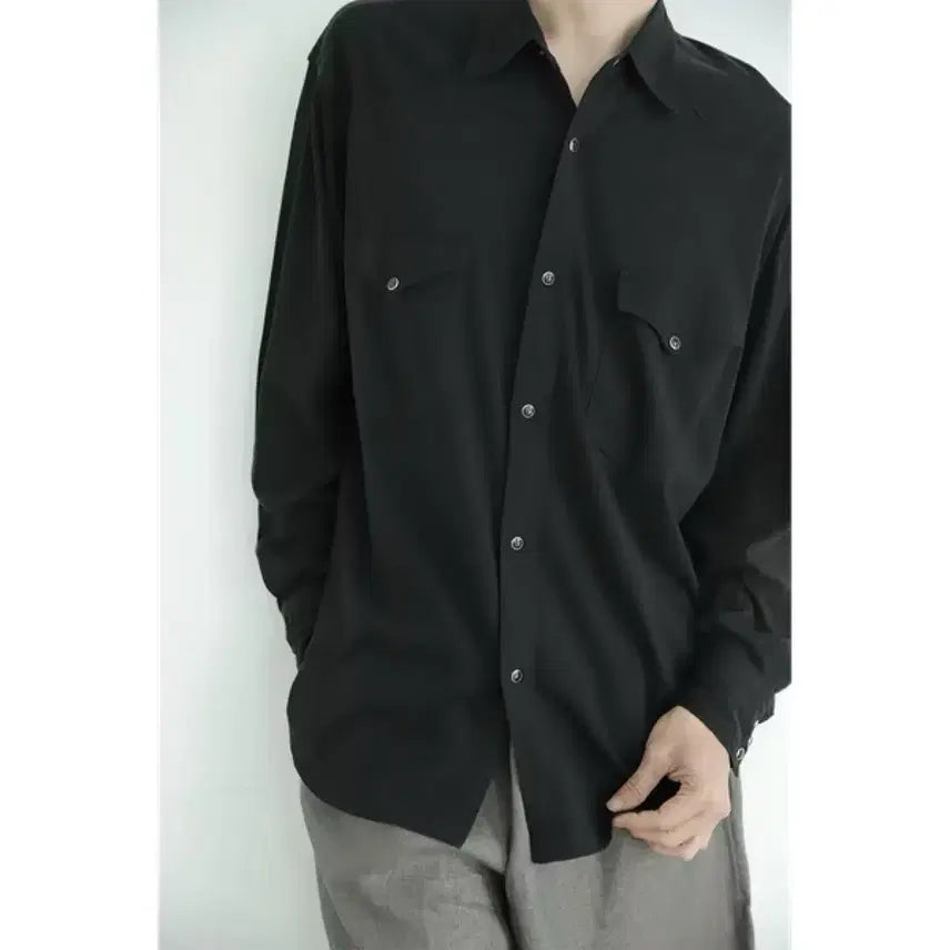 [BUNJANG] Comoli Jersey Western Shirt Size 3 / 26ss comoli 코모리 저지 웨스턴 셔츠 3