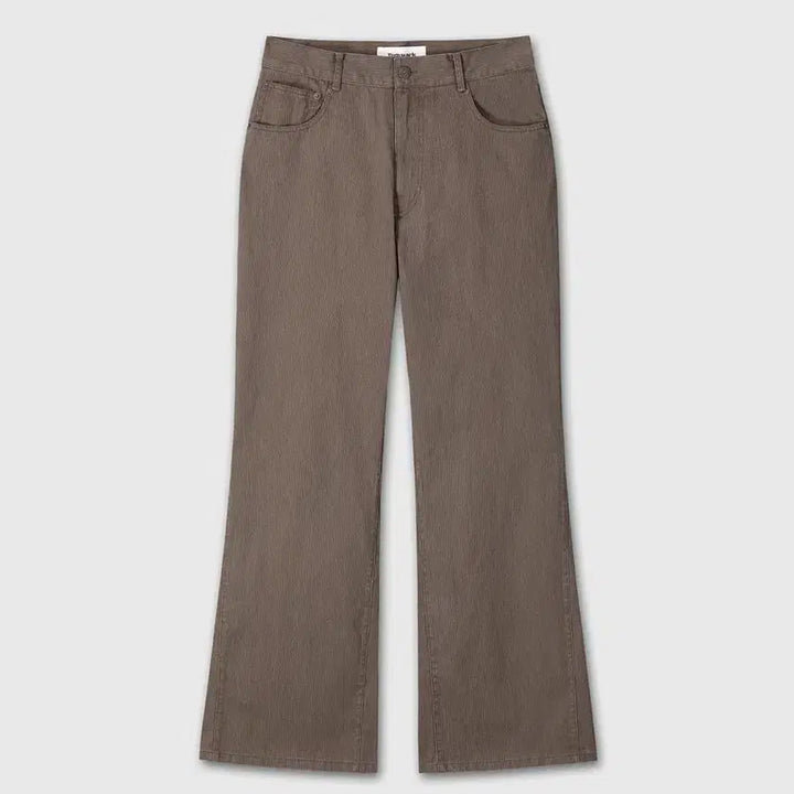 [BUNJANG] TonyWack 26SS Corduroy Flare Pants Brown / [26SS] 토니웩 코듀로이 플레어 팬츠 브라운 32