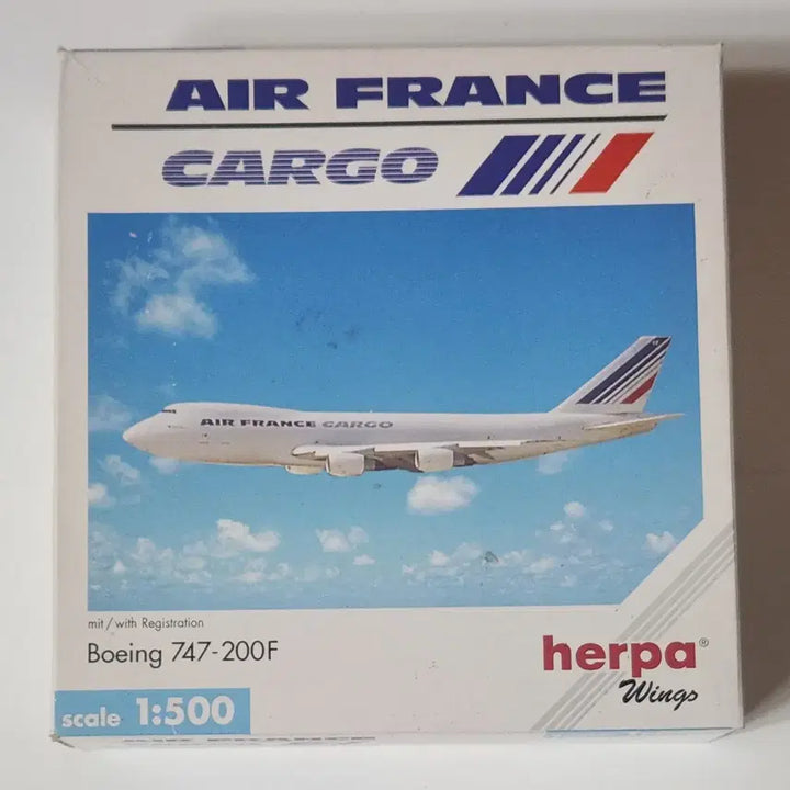 [BUNJANG] Herpa Air France Cargo Boeing 747-200F 1:500 Scale Model / Herpa 에어프랑스 카고 보잉 747-200F 1:500