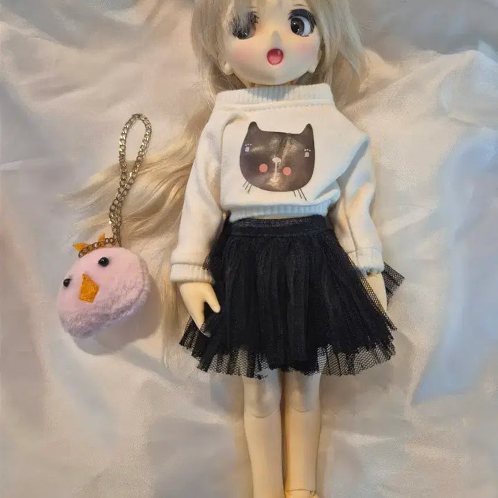 [BUNJANG] Chika Doll Full Set with Chick Keychain / 치카풀세트