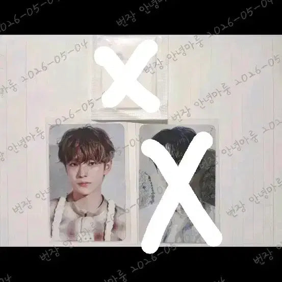 [BUNJANG] NCT WISH Yushi Photocard &amp; PANGI Sticker Set / 엔시티 위시 세븐일레븐 기획팩 포카 유우시,띠부씰팡이(가격인하)