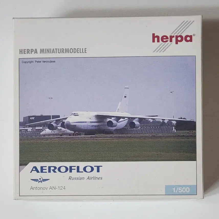[BUNJANG] Herpa Antonov AN-124 1:500 Diecast Model Aircraft / Herpa AEROFLOT AN-124 항공기 모형