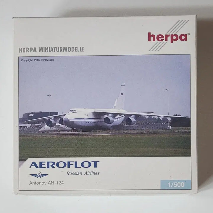 [BUNJANG] Herpa Antonov AN-124 1:500 Diecast Model Aircraft / Herpa AEROFLOT AN-124 항공기 모형