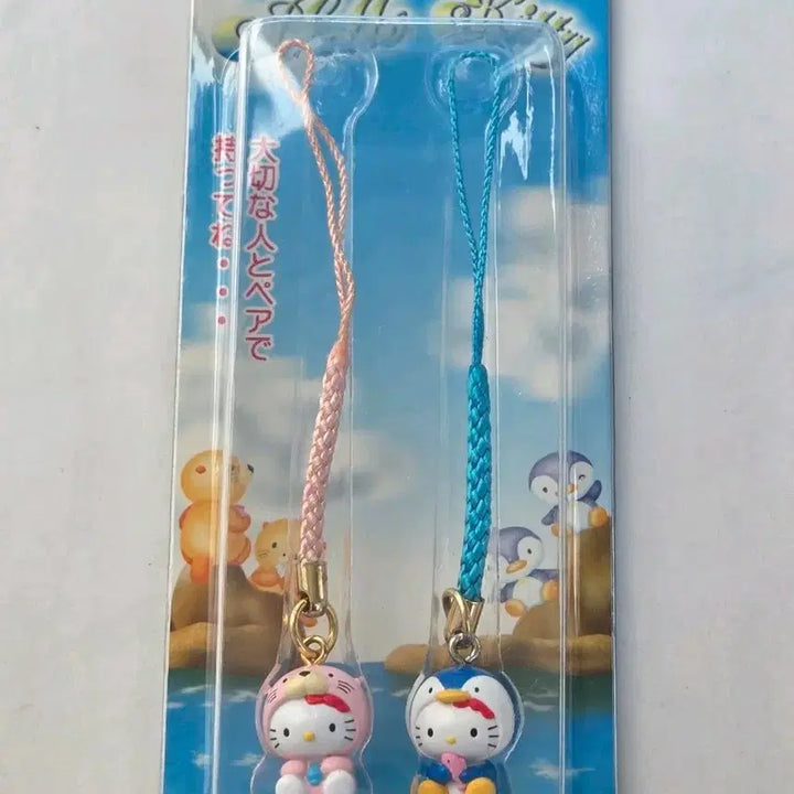 [BUNJANG] Sanrio Hello Kitty Penguin &amp; Otter Strap / 펭귄 수달 키티스트랩