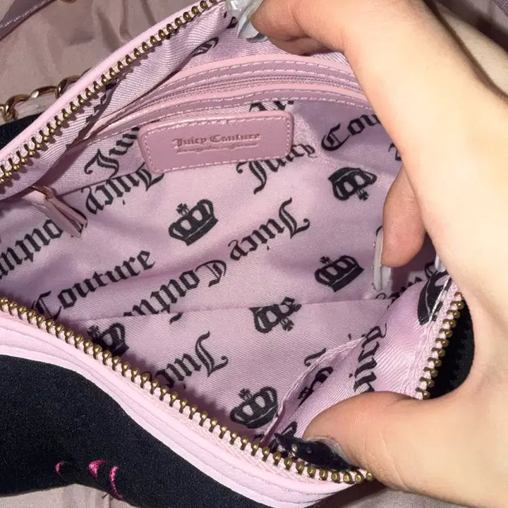 [BUNJANG] Juicy Couture Barrel Bag Black / 쥬씨꾸뛰르 가방 배럴백 블랙핑크