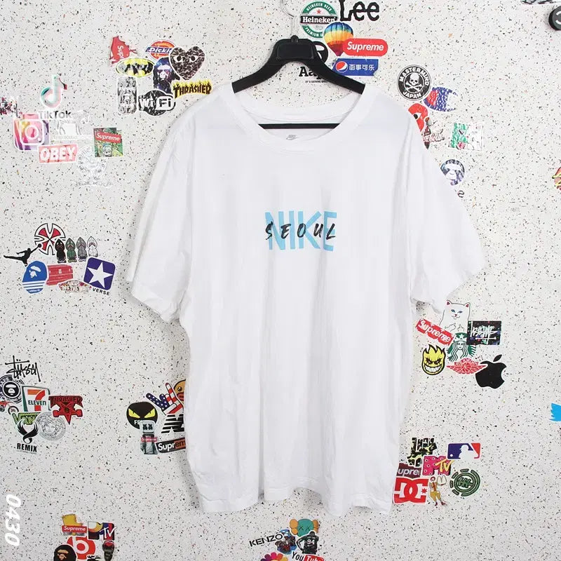 [BUNJANG] Nike Seoul Printing Logo T-Shirt / 남성3XL / 나이키 서울 프린팅 로고티셔츠WT