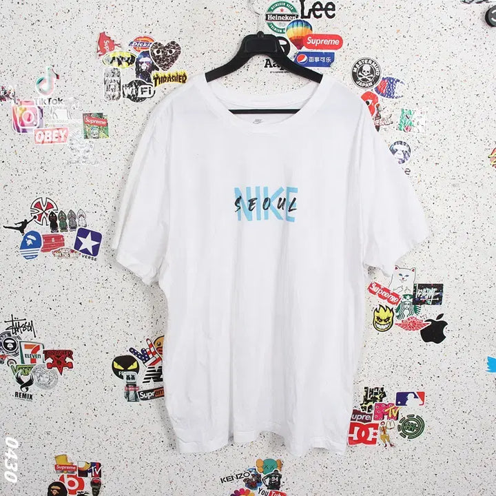 [BUNJANG] Nike Seoul Printing Logo T-Shirt / 남성3XL / 나이키 서울 프린팅 로고티셔츠WT