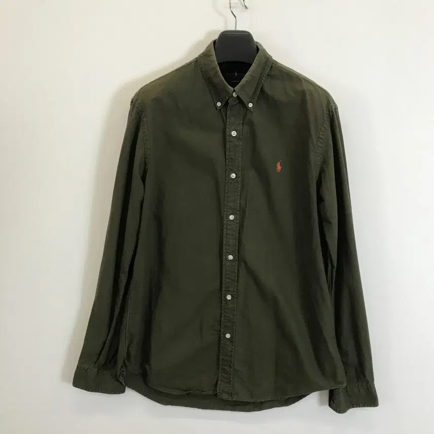 [BUNJANG] Polo Ralph Lauren Garment Dyed Shirt Olive L / 폴로 랄프로렌 가먼트다잉 셔츠 올리브 [L]