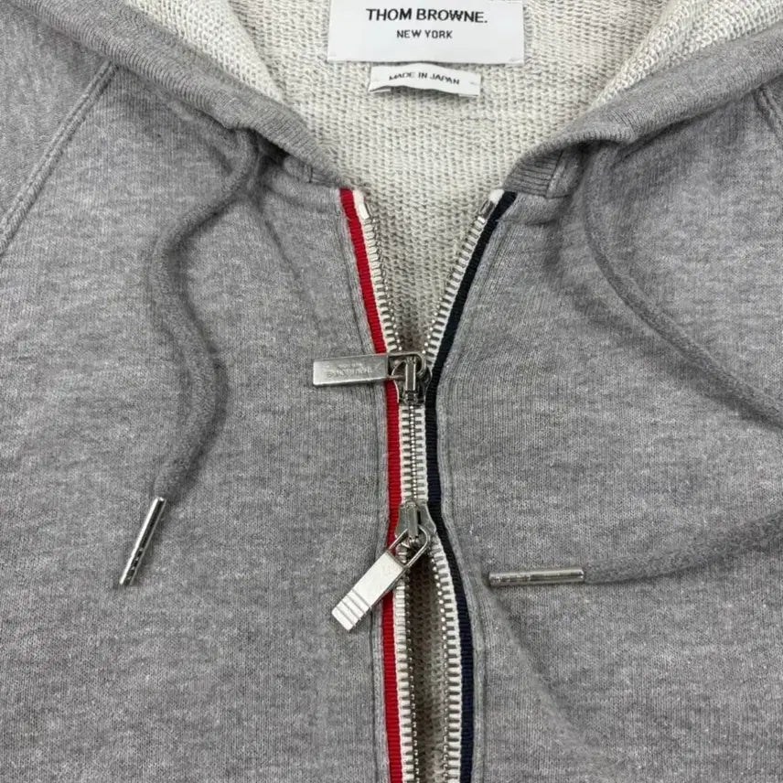 [BUNJANG] Thom Browne Grey Hoodie Zip-Up Size 1 / Thom Browne 톰브라운 후드집업 1사이즈 그레이
