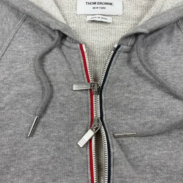 [BUNJANG] Thom Browne Grey Hoodie Zip-Up Size 1 / Thom Browne 톰브라운 후드집업 1사이즈 그레이