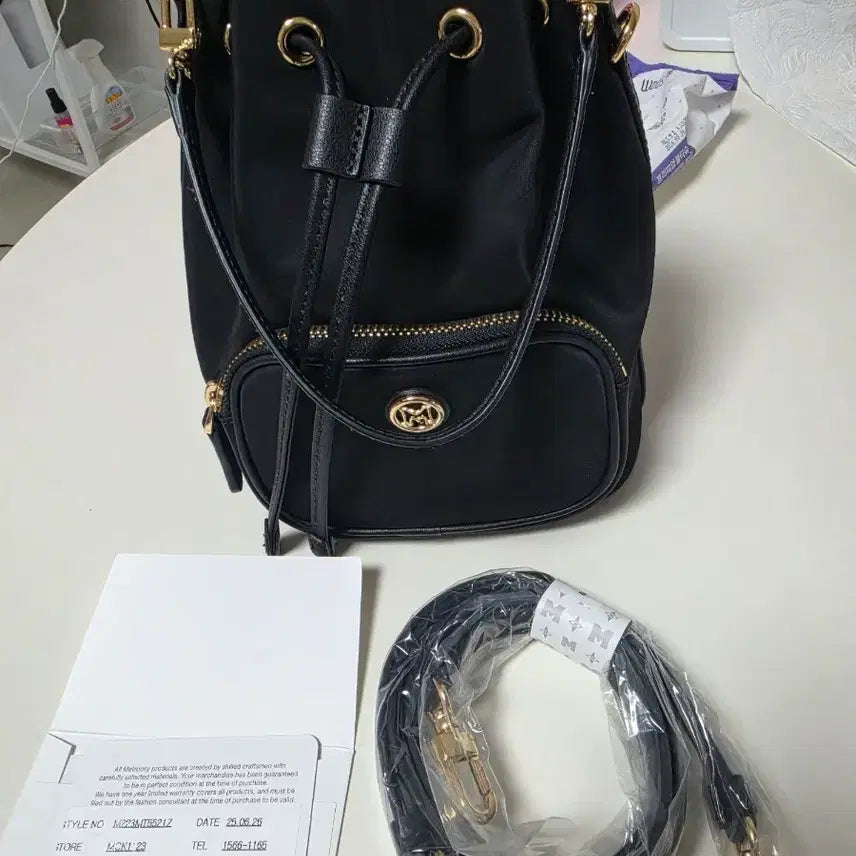 [BUNJANG] Metrost M241MT5526Z Small Bucket Bag Black / 메트로시티 버킷백 스몰 블랙 M241MT5526Z