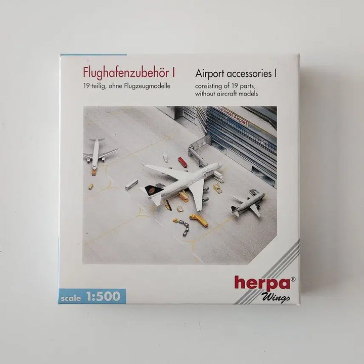 [BUNJANG] Herpa Airport Diorama Ground Support Equipment Set 1/500 Scale / Herpa 공항 디오라마 조업장비 세트