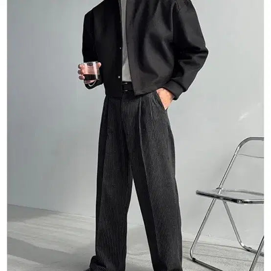 [BUNJANG] BlancTo Moment Shoulder Cropped Cardigan Jacket / 블랑토 모먼트 숄더 크롭 가디건 자켓