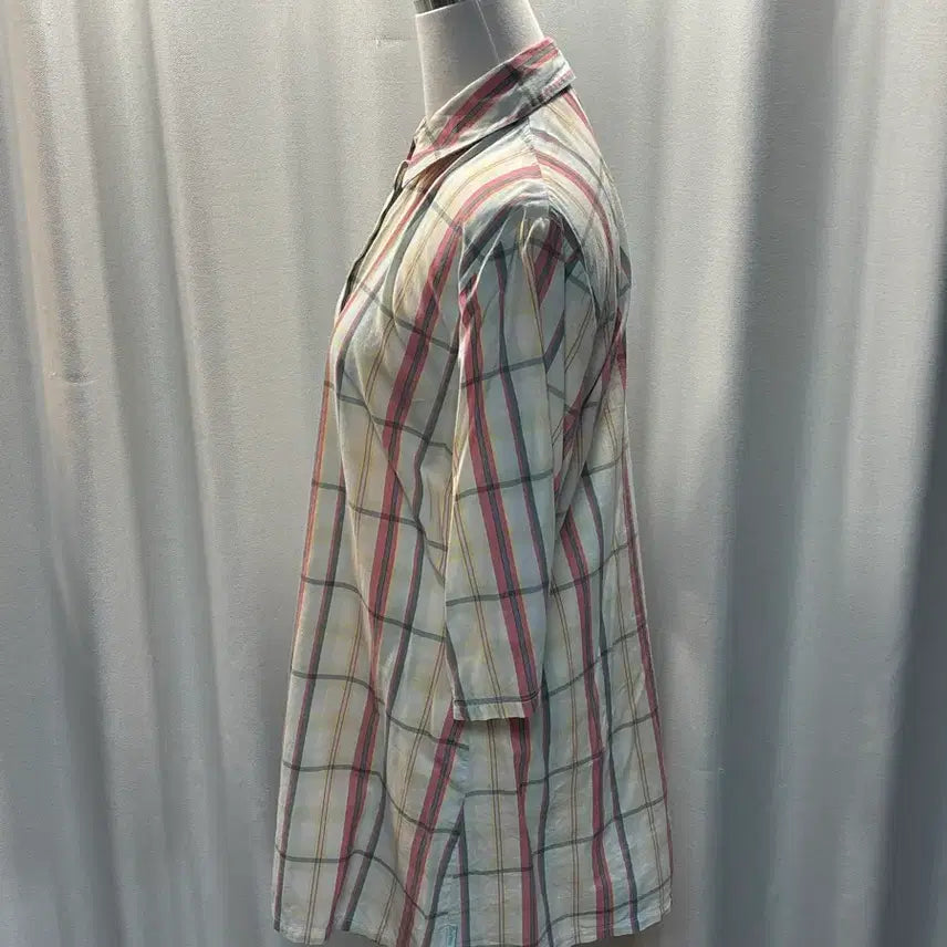 [BUNJANG] Calvin Klein Check Casual Shirt / 캐빈클라인 남방 셔츠