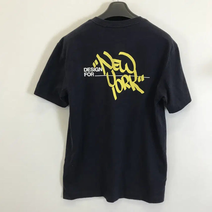 [BUNJANG] New Era Graffiti T-Shirt Navy L / 뉴에라 그래피티 반팔티 네이비 [L]