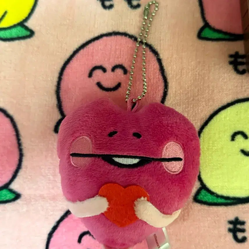 [BUNJANG] Heart Nameko Keyring / (새상품) 하트 나메코 키링