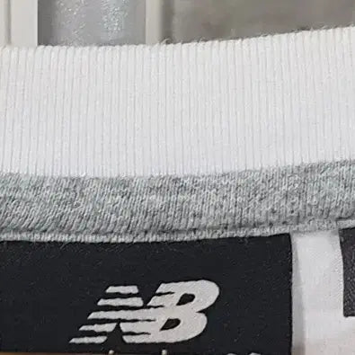 [BUNJANG] New Balance Round T-Shirt White / 뉴발란스 라운드 반팔티 110 화이트