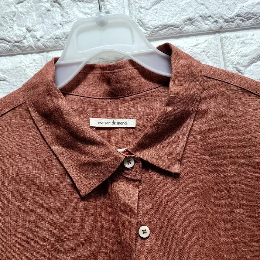 [BUNJANG] Maison de Merci Linen Shirt / maison de merci 고퀄 린넨셔츠