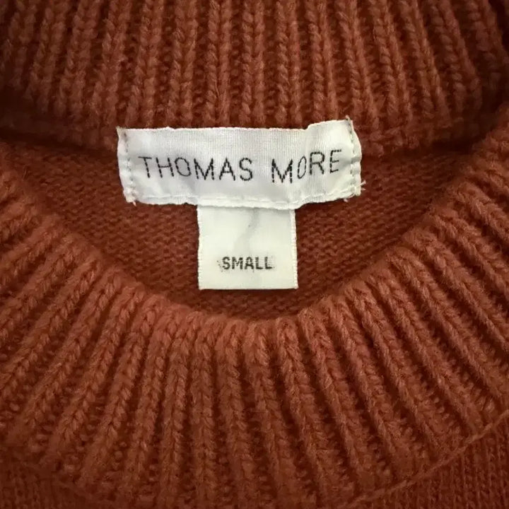 [BUNJANG] Thomas More Orange Knit Sweater (Size S) / 토마스모어 오렌지 니트S