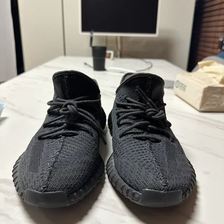 [BUNJANG] Adidas Yeezy Boost 350 V2 Black Onyx Shoes / 아디다스 이지부스트 350 V2 블랙 오닉스 265mm