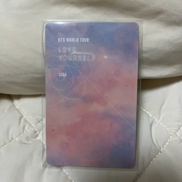 [BUNJANG] BTS Suga Love Yourself Seoul DVD Photocard / 방탄 bts 럽셀 서울 디비디 윤기 슈가