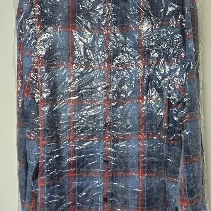 [BUNJANG] Juun.J Island Washing Vintage Check Oversized Shirt Blue / 준지 아일랜드 워싱 빈티지 체크 오버핏 셔츠 블루 - 26FW