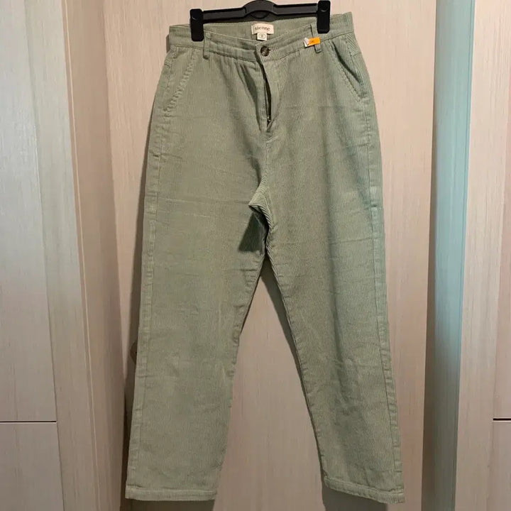 [BUNJANG] Sienne Corduroy Pants Mint Gray / sienne 코듀로이 바지 민트그레이 시엔느