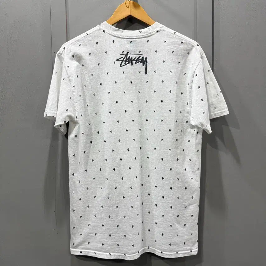 [BUNJANG] Stussy 00s Skull Dot Multi Logo T-Shirt / M 스투시 Stussy 00s 스컬 도트 멀티 로고 반팔 티셔츠