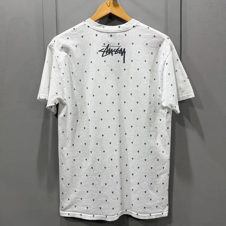 [BUNJANG] Stussy 00s Skull Dot Multi Logo T-Shirt / M 스투시 Stussy 00s 스컬 도트 멀티 로고 반팔 티셔츠
