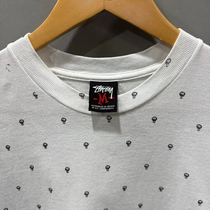 [BUNJANG] Stussy 00s Skull Dot Multi Logo T-Shirt / M 스투시 Stussy 00s 스컬 도트 멀티 로고 반팔 티셔츠