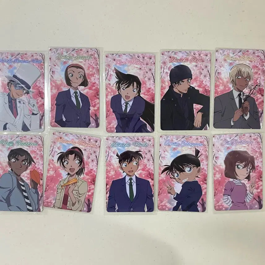 [BUNJANG] Detective Conan Art Nouveau Lucky Draw Card Set / [10종 풀세트 일괄] 명탐정코난 아르누보 팝업 럭키드로우 카드