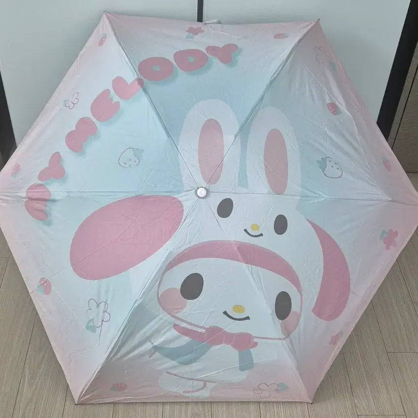 [BUNJANG] My Melody Portable Mini Umbrella Parasol / 우산 양산 마이멜로디 휴대용 미니 새상품