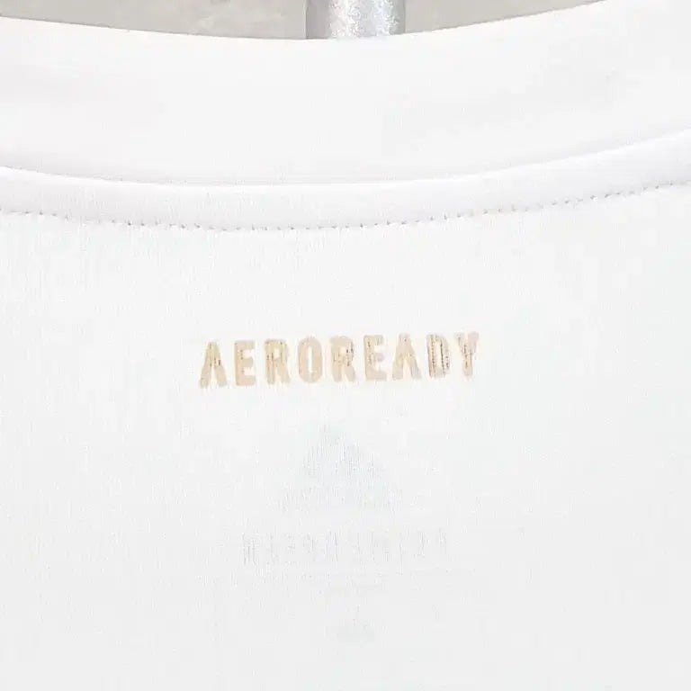 [BUNJANG] Adidas Aeroready Round Neck T-Shirt White Size 105 / 아디다스 에어로 기능성 라운드 반팔티 105 화이트