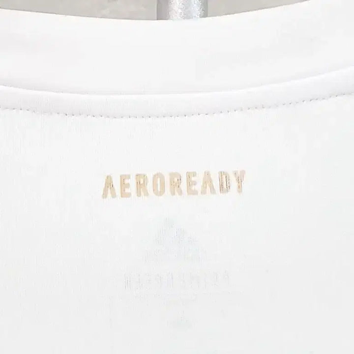 [BUNJANG] Adidas Aeroready Round Neck T-Shirt White Size 105 / 아디다스 에어로 기능성 라운드 반팔티 105 화이트