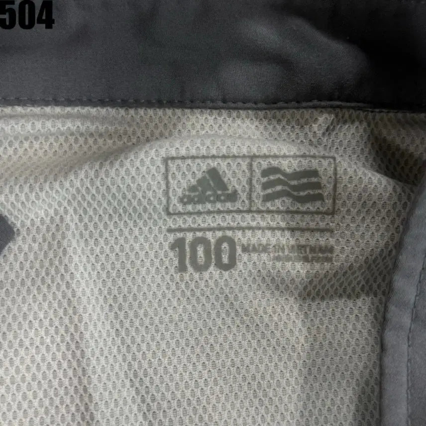 [BUNJANG] Adidas Gray Short Sleeve Polo Shirt - Size L / 아디다스 그레이 반팔 카라티 L