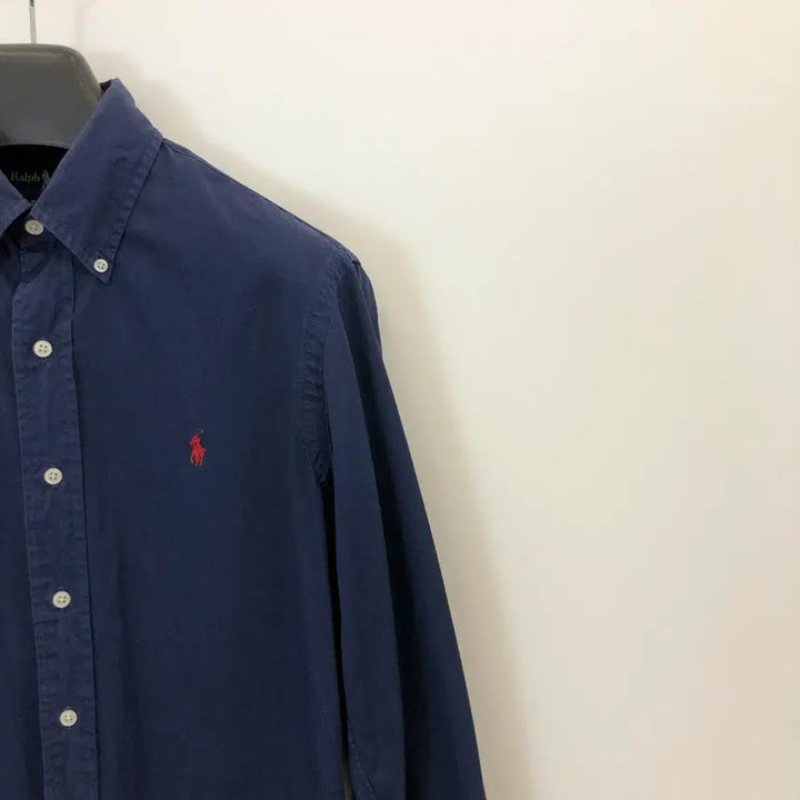 [BUNJANG] Polo Ralph Lauren Garment Oxford Shirt Navy / 폴로 랄프로렌 가먼트 옥스포드셔츠 90-95
