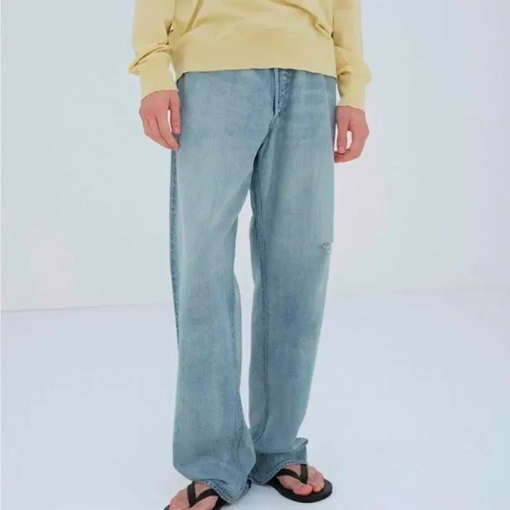 [BUNJANG] AURALEE 26SS Bleached Selvedge Wide Denim / [30,새상품] 26SS 오라리 블리치 셀비지 와이드 데님 팝니다
