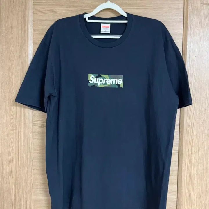 [BUNJANG] Supreme Box Logo T-Shirt Navy M / 슈프림 박스로고 네이비 반팔 M