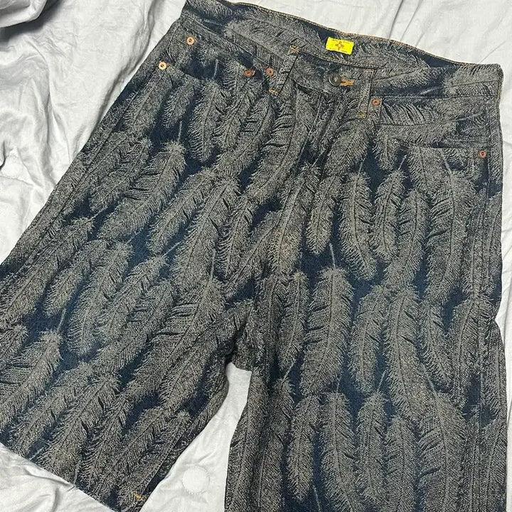 [BUNJANG] Kapital 12oz Feather Shorts Indigo / [32] 캐피탈 12oz 페더 쇼츠 인디고