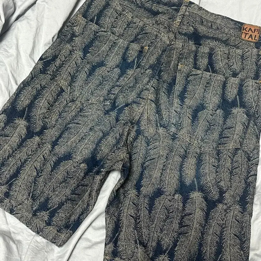 [BUNJANG] Kapital 12oz Feather Shorts Indigo / [32] 캐피탈 12oz 페더 쇼츠 인디고