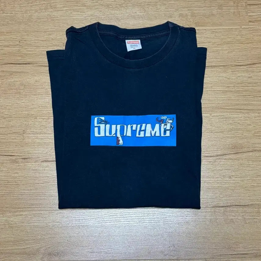 [BUNJANG] Supreme 07SS Joe Cool Collaboration Box Logo Band T-Shirt XL / 슈프림 07ss Joe Cool 박스로고 빈티지 밴드티 힙합티 올드