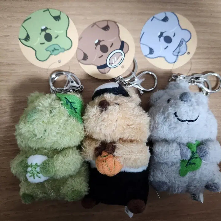 [BUNJANG] Quokka Plush Keychain (Green Tea/Haenyeo/Dolhareubang) / (새제품) (새제품) 쿼카 인형키링 (녹차/해녀/돌하르방)