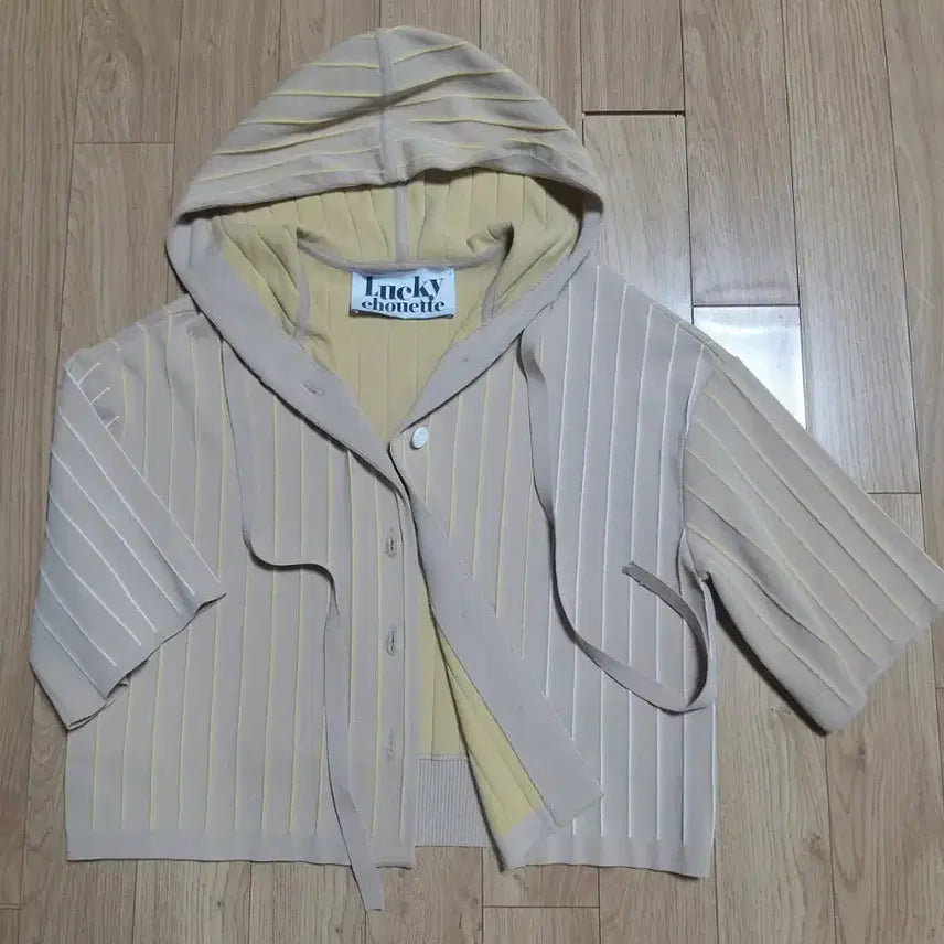 [SOLD OUT] 럭키슈에뜨 후드 니트 가디건
